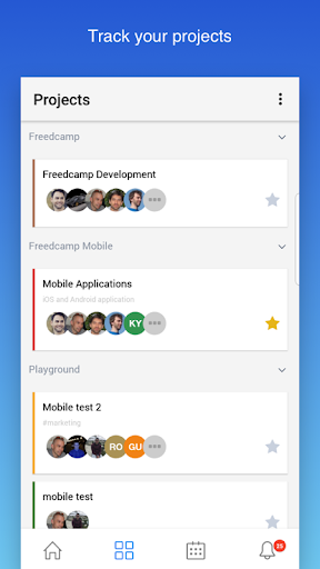 Freedcamp - Image screenshot of android app