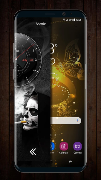 Cigarette Smoking Lock Screen - عکس برنامه موبایلی اندروید