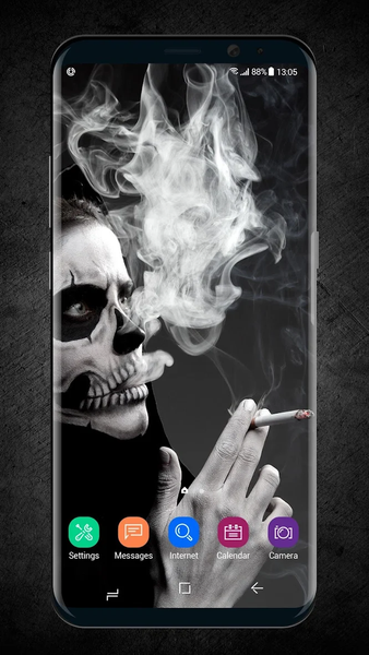 Cigarette Smoking Lock Screen - عکس برنامه موبایلی اندروید