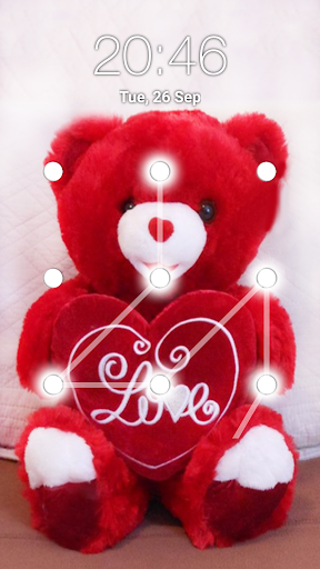 Teddy Bear Lock Screen - عکس برنامه موبایلی اندروید