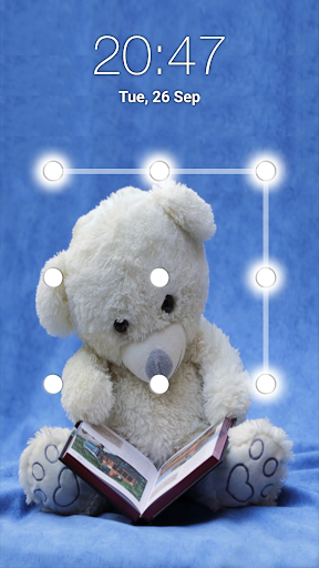 Teddy Bear Lock Screen - عکس برنامه موبایلی اندروید