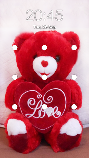 Teddy Bear Lock Screen - عکس برنامه موبایلی اندروید