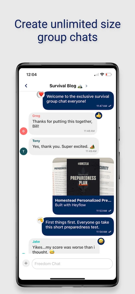 Freedom Chat - Image screenshot of android app