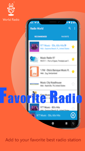 World Radio - Global News Broadcast, FM - عکس برنامه موبایلی اندروید