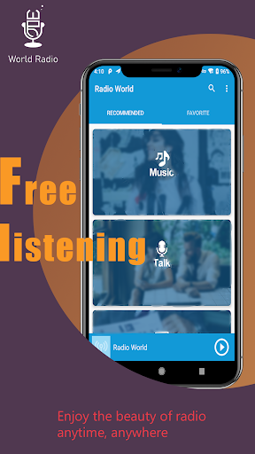 World Radio - Global News Broadcast, FM - عکس برنامه موبایلی اندروید