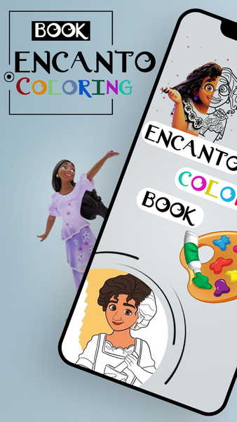 Encanto Coloring Book - عکس برنامه موبایلی اندروید