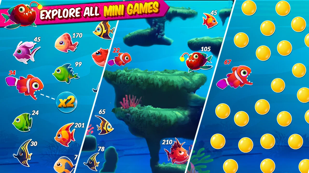 Big Eat Fish Games Shark Games - عکس بازی موبایلی اندروید