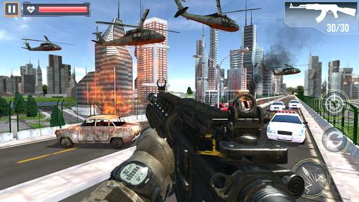 FPS Air Shooting Fire Gun game - Gameplay image of android game