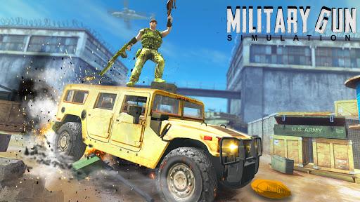 Army Gun Simulation War Games - Gameplay image of android game