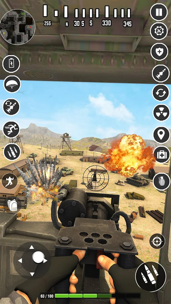 Gunship Combat: Helicopter ۳D - عکس بازی موبایلی اندروید