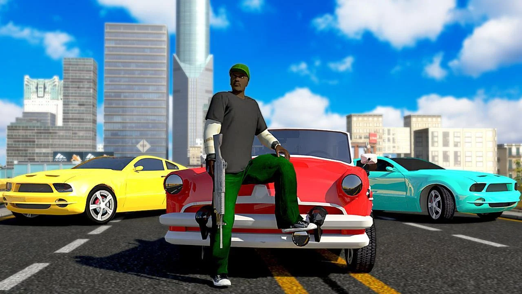 Real Gangsters Auto Theft - Gameplay image of android game