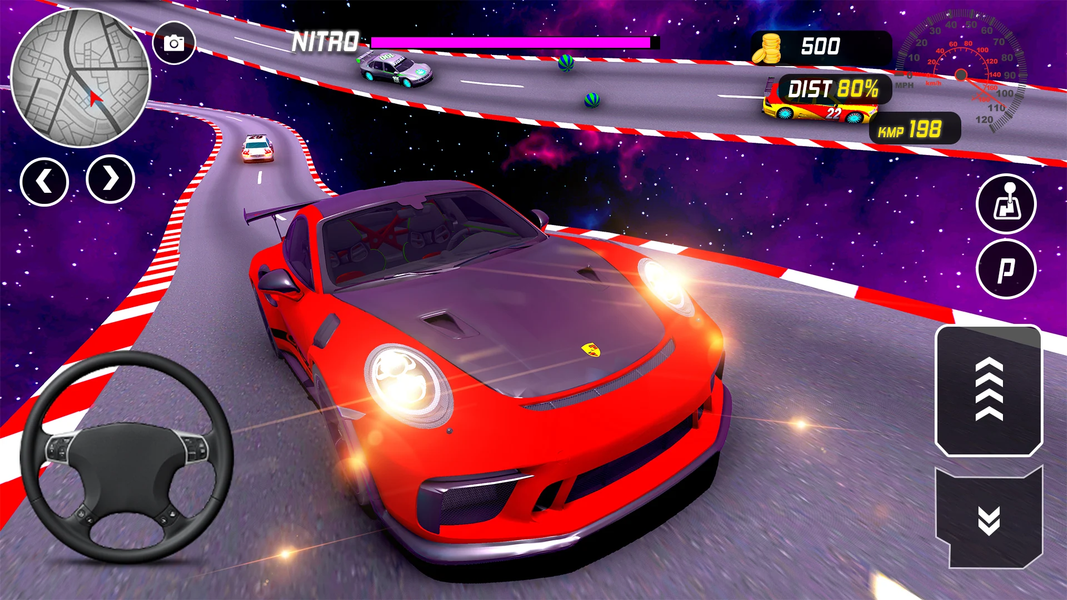 GT Car Racing: Ramp Car Games - Gameplay image of android game