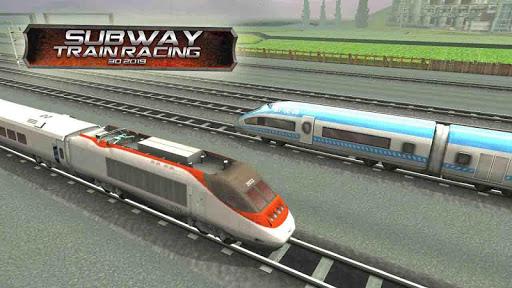 Subway Train Racing 3D 2019 - عکس بازی موبایلی اندروید