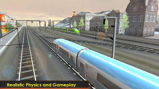 Subway Train Racing 3D 2019 - Gameplay image of android game