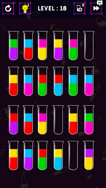 Water Color Sort Puzzle Games - عکس بازی موبایلی اندروید