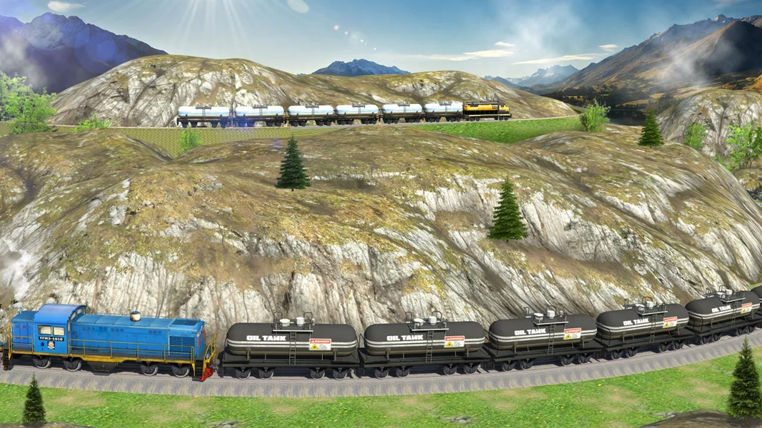 Oil Tanker Train Simulator - Gameplay image of android game