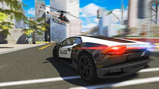 Cop Car Driving Simulator: Pol - Gameplay image of android game