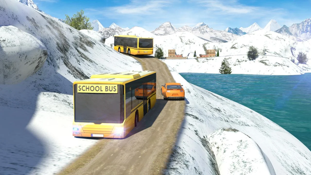 School Bus: Up Hill Driving - Image screenshot of android app