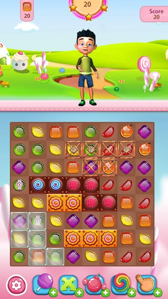 Sugar Rush Mania: Match 3 Game - Gameplay image of android game