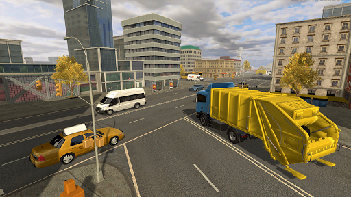 Trash Truck Simulator : Free Truck Driving Games - Gameplay image of android game