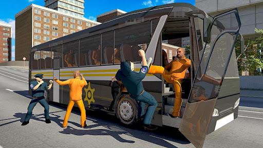 American Police Prisoner Bus Simulator- Free Games - Image screenshot of android app