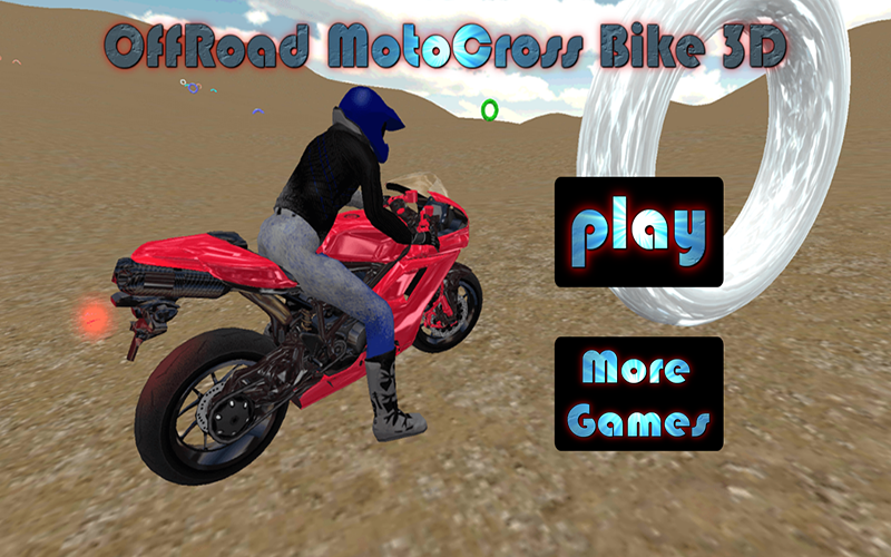 OffRoad Motocross Bike 3D - Gameplay image of android game