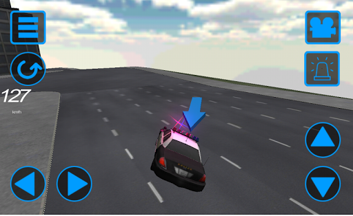 Police Car Driving Simulator - Gameplay image of android game