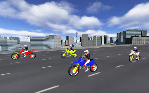 City Motorbike Racing 3D - Gameplay image of android game