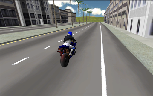 Motorbike driver 3D - Gameplay image of android game