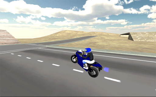 Motorbike driver 3D - Gameplay image of android game