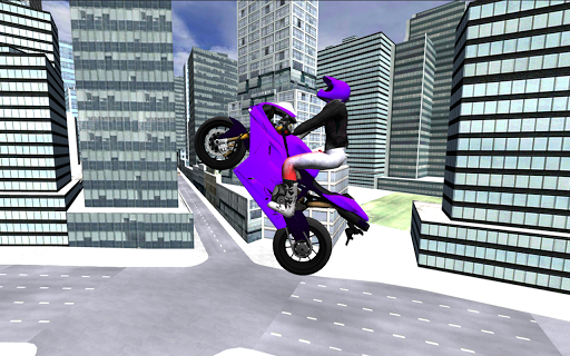Motorbike Driving 3D City - Gameplay image of android game