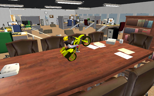 Office Motorbike Simulator 3D - Gameplay image of android game
