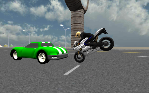 Police Bike Driving 3D - Gameplay image of android game