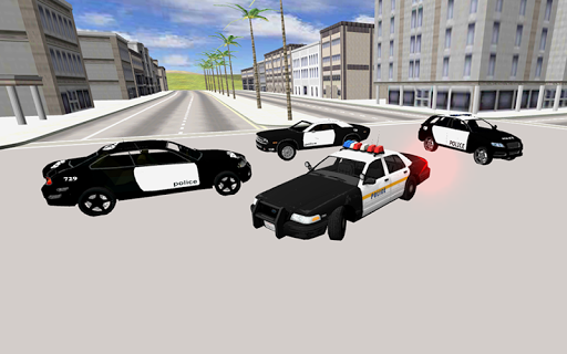 Police Car Racer 3D - Gameplay image of android game