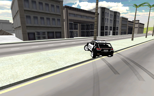 Police Car Racer 3D - Gameplay image of android game