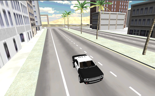 Police Car Racer 3D - Gameplay image of android game