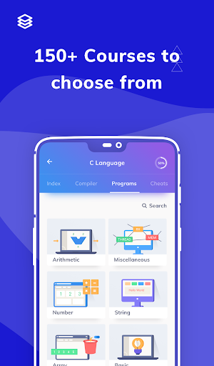 Programming Hub: Learn to code - Image screenshot of android app