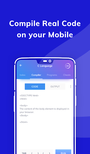 Programming Hub: Learn to code - Image screenshot of android app