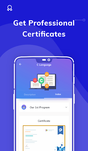Programming Hub: Learn to code - Image screenshot of android app