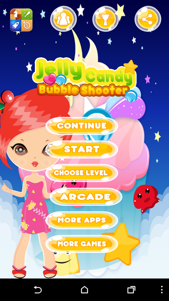 Jelly Candy Bubble Shooter - Gameplay image of android game