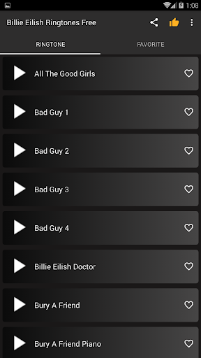 Billie Eilish ringtones free - عکس برنامه موبایلی اندروید