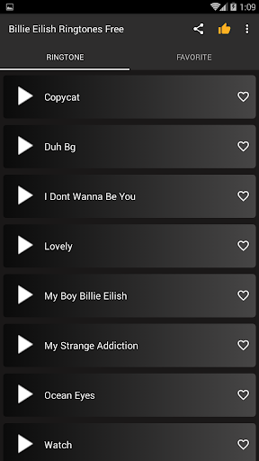 Billie Eilish ringtones free - عکس برنامه موبایلی اندروید