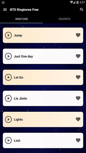 BTS Ringtones free ۲۰۲۰ - عکس برنامه موبایلی اندروید
