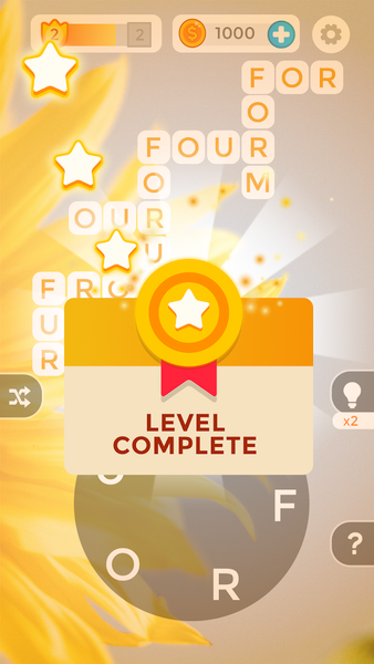 Word Crossed - Offline Games - Gameplay image of android game