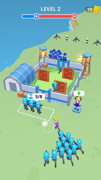 Army War Camp—Battle Game - Gameplay image of android game