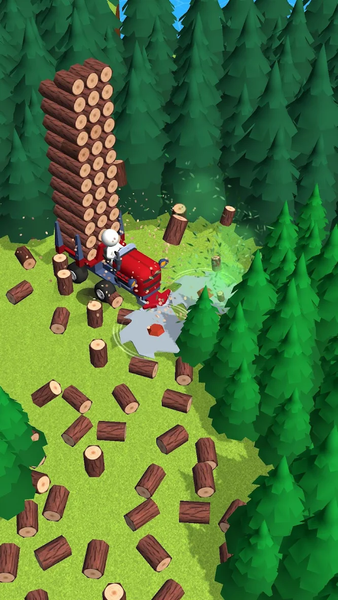 Lumber Harvest: Tree Cutting - عکس بازی موبایلی اندروید