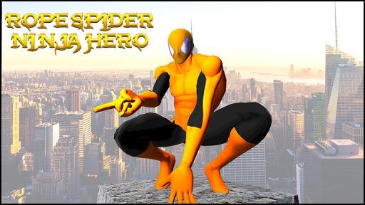 Rope Spider Hero Crime Fight - Gameplay image of android game