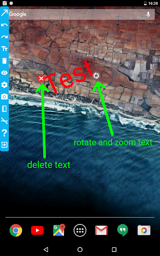 Draw On Screen Free - عکس برنامه موبایلی اندروید