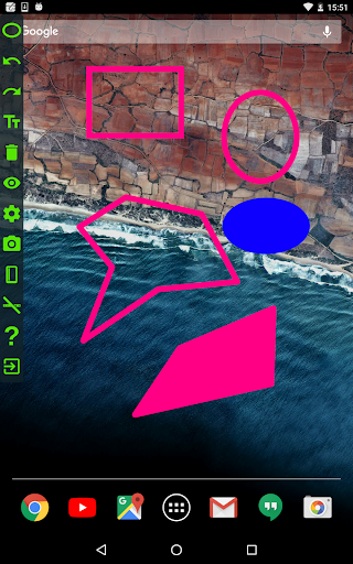 Draw On Screen Free - عکس برنامه موبایلی اندروید
