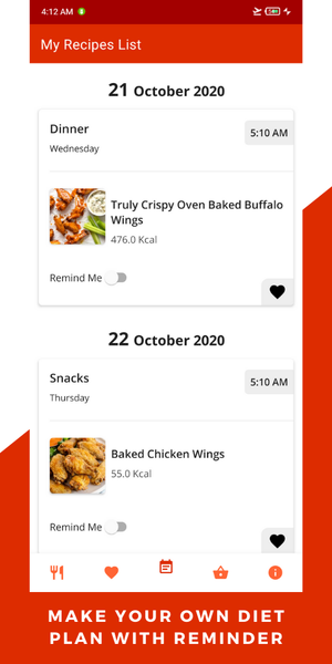 Chicken Wings Recipes Cooking - Image screenshot of android app